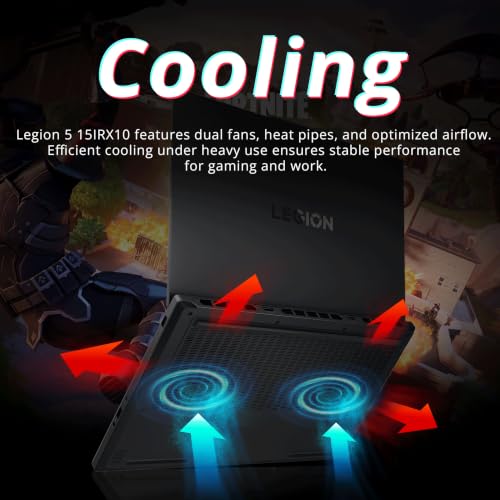 Image of Lenovo Legion 5 15.1 inch 165Hz WQXGA Gaming Laptop, NVIDIA GeForce RTX 5070, Intel Core i9-14900HX, 64GB DDR5, 5TB Storage(4TB SSD+1TB Docking Station Set), Backlit Keyboard, Win 11 Pro, Black