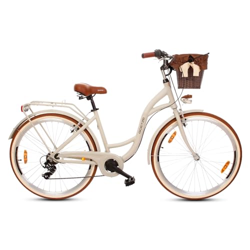 Goetze Mood 28 Zoll Damen Citybike, 18 Zoll Tiefeinsteiger Aluminiumrahmen,...
