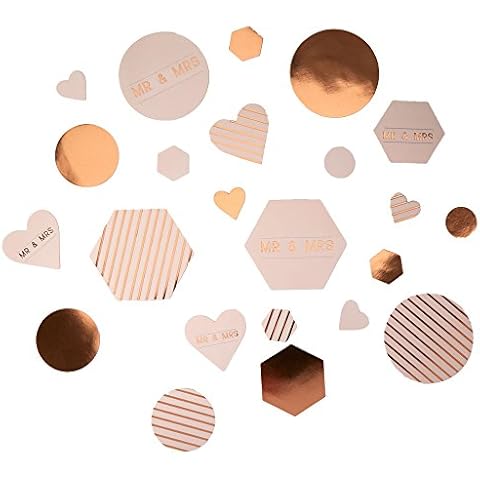 Neviti Geo Blush Table Scatter Confetti Cover