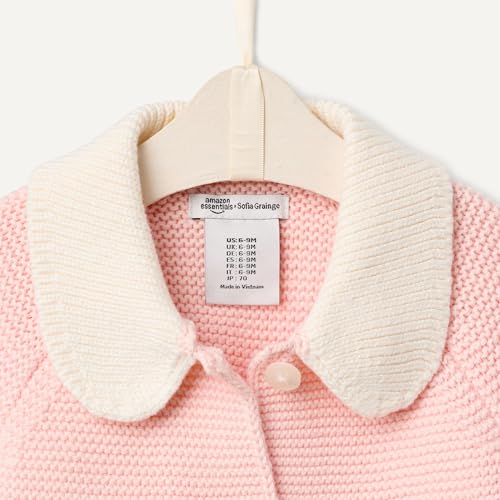 Image of Amazon Essentials x Sofia Grainge Unisex Toddlers and Babies' Peter Pan Collar Sweater Jacket