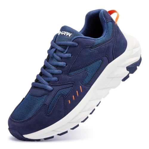 Image of Men's Extra Wide Walking Sneakers Wide Toe Box Orthopedic Shoes with Arch Support for Flat Feet & Foot Pain Relief