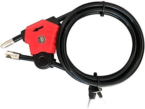 Moonlock - Adjustable Keyed Cable Lock, 6ft Long