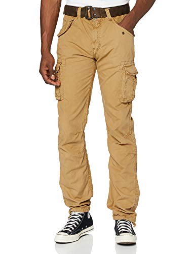 SCHOTT NYC Pantalons Homme TRBATLE70PK2 Beige 32
