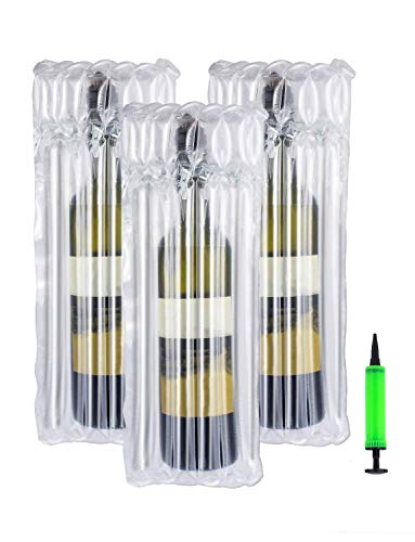 Yunko Column Wine Bottle Protector Leakproof Travel Transport Wine Bags Portable Inflatable Air