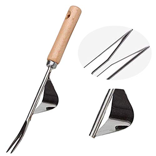 Garden Outdoor Transplant Lawn Digging Stainless Steel Manual Multifunction Cutter Farmland Weeder Hand Tool Removal Puller