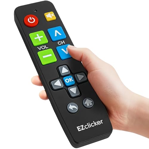EZclicker Telecomando Hisense TV | Telecomando Universale a Grandi Pulsanti