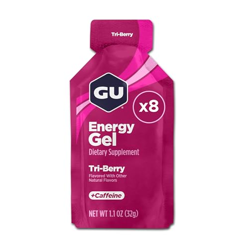 GU Energy Original Sports Nutrition Energy Gel, Vegan, Gluten-Free, Kosher, and Dairy-Free On-the-Go...