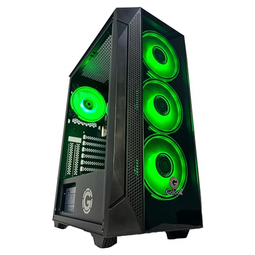 Golook • PC Desktop Gaming LED RGB • AMD RYZEN 7 5700G • RAM 32GB DDR4 3200MHZ • SSD 1TB M.2 NVME • Radeon RX Vega • WiFi • Windows 11 Pro • Computer Fisso