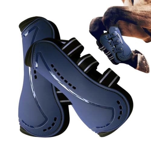 Protector frontal para caballos: botas de salto transpirables con absorción de impactos 6