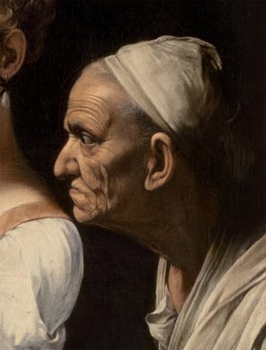 Tableaux Graffiti Art Mural Judith et Holopherne du Caravage Poster Moderne 60x90cm