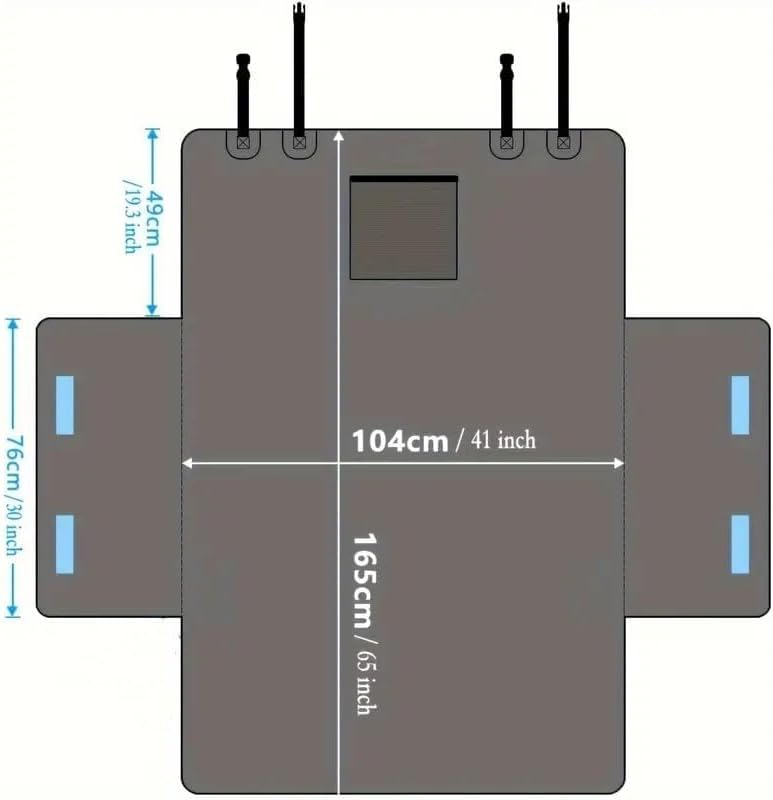 Telo Auto per Cani Bagagliaio per VW Taigo Touran Tiguan CC, Custodia Baule Auto Cani Antistrappo Impermeabile Protezione Antiscivolo
