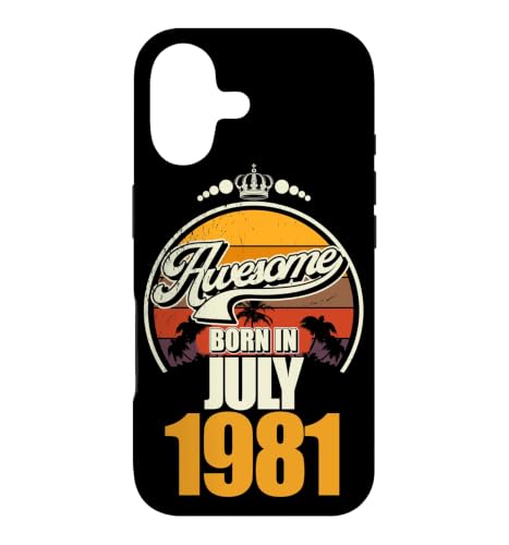 Custodia per iPhone 17 Grande da luglio 1981 45° compleanno