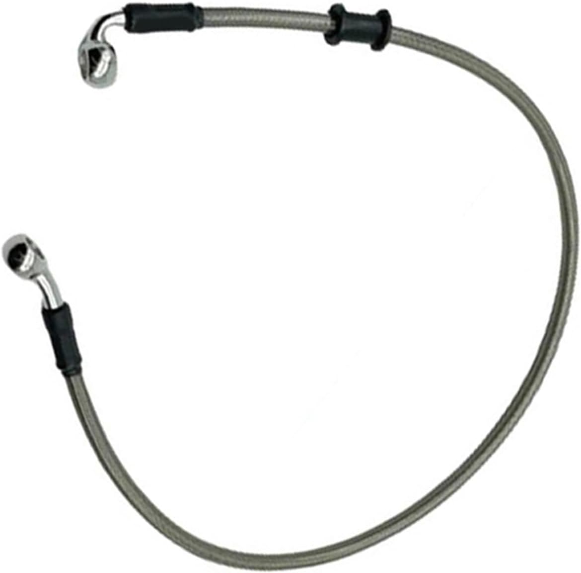 Brake Accessories For Atv Dirt Racing Bike Motorcycle Silver Hydraulic Brake Clutch Oil Hose Cable Line Pipe 30Cm To 220Cm 28°-90° 10Mm