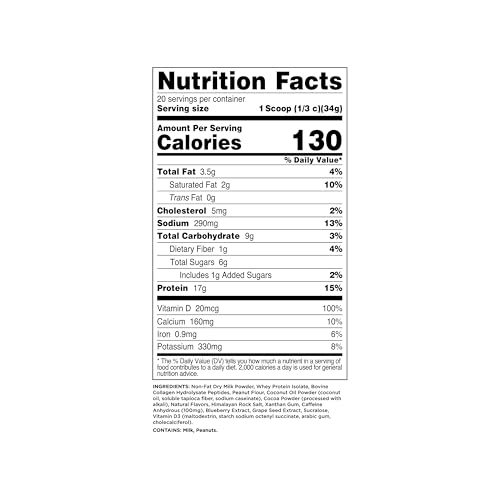 Image of Perk Energy + Extra Protein Powder (Chocolate Peanut Butter) 1.5 LB