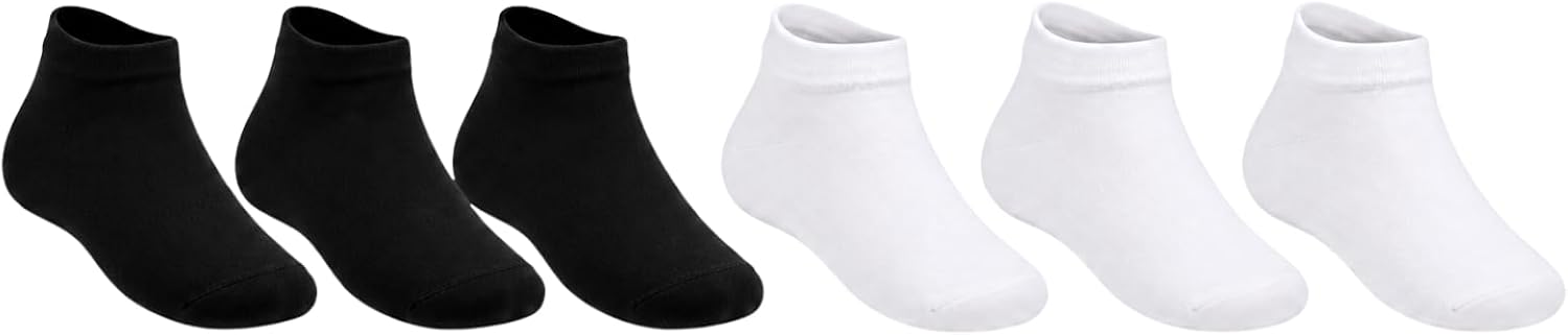 Men's 80% Bamboo Short Ankle Socks 6 Pairs