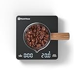 Maestri House Mini Coffee Scale with Timer, Rechargeable Espresso Scale, 2kg/0.1g Accurate Scale for Espresso and Pour-Over Coffee, Portable Digital Kitchen Scale with Automatic Timing