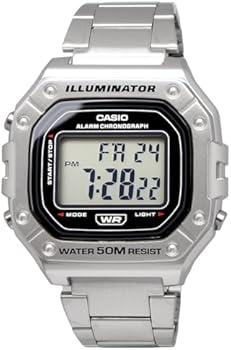 CASIO W-218HD-1AV - Relógio digital padrão para homem, Bare Casio