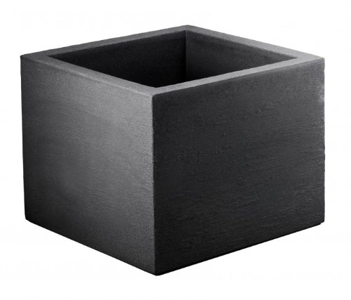 Lippert Pflanzkübel Kubus quadrat ca. 50 x 50 x 42 cm anthrazit