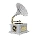 Produktbild Mini-Grammophon mit dynamischen Stereo-Lautsprechern, Bluetooth 4.2, Audiokabel, tolle Dekoration für zu Hause, im Büro, im Vereinshaus, in der Kneipe weiß
