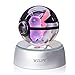 Produktbild WZLPY 3D Crystal Ball LED Nachtlicht Kinder Geschenk Lampe 50mm Ball Automatische Verfärbungsbasis