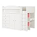 South Shore Tiara Loft Bed with Desk, Twin