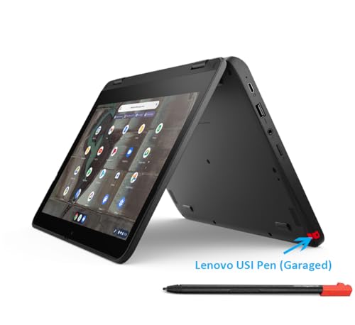 Image of Lenovo ThinkPad 11e Yoga 6th Gen + Stylus, 11.6 inch 2-in-1 Touchscreen (Intel Core i5-8200Y, 8GB RAM, 128GB SSD), HD Business Laptop, Webcam, Type-C, WiFi, IST Computers Pen, Windows 10 Pro Education