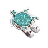 Dwawoo Golf Hat Clip, 6 Cartoon Shape Magnetic Golf Ball Marker Stainless Steel Golf Accessory (Tort