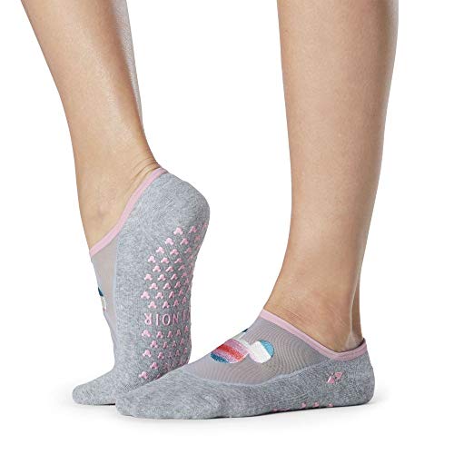 Image of TAVI Savvy Pilates Socks - Grip Socks for Women with Non-Slip Grips, Heel Tab, Arch Support, Wear for Yoga, Barre