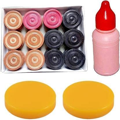 Carrom Coins (24 Carrom Coins with 1 Striker & 1 Big Powder (B0C668LDJM) Amazon Price History, Amazon Price Tracker