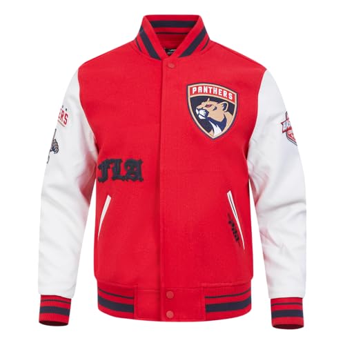 Image of Pro Standard Mens NHL Old English Varsity Jacket