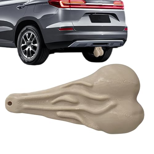 Truck Balls Nuts - Decorative Bumper Ornaments, Funny Prank Gag Hanging Accessory with Realistic Texture, Bull Nut Vehicle Decoration, Automotive Novelty, Car Exterior Accents for Men Husband Friends