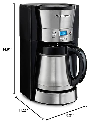Hamilton Beach 46899R Programmable Coffee Maker With 10 Cup Thermal Carafe thumb #7