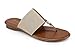 ITALIAN Shoemakers Asher Elastic Band Flip Flops Comfort Thong Sandals - Nude - Size 8