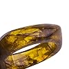 Caiyao Colorful Square Acrylic Resin Bangle Bracelet Wristbands Tortoiseshell Acetate Plate Cuff Bracelet Vintage Wide Irregular Geometric Plastic Bracelet for Women Jewelry-A amber 1 #3