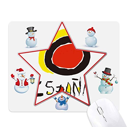 Tapis de souris de Noël bonhomme de neige : fini les bureaux tristes en hiver