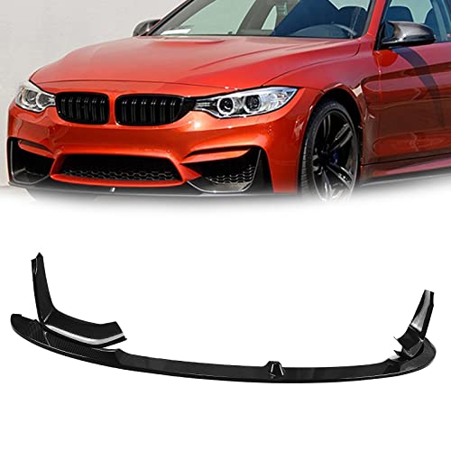 Lèvre de becquet en fibre de carbone véritable pour pare-chocs avant BMW M3 F80 M4