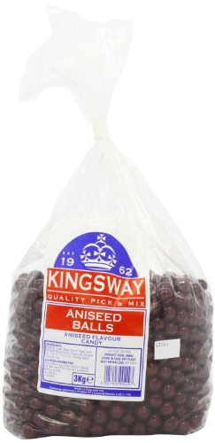 Kingsway Aniseed Balls Sweets Pack, 100 g