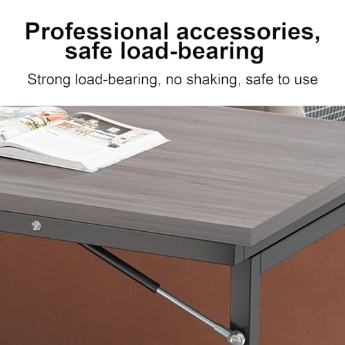 Table murale en bois gain de place cuisine bureau meuble polyvalent - 5