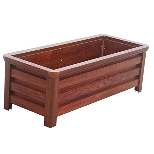 QILIN Pflanzbox für den Außenbereich, Blumenkasten aus Aluminium,...