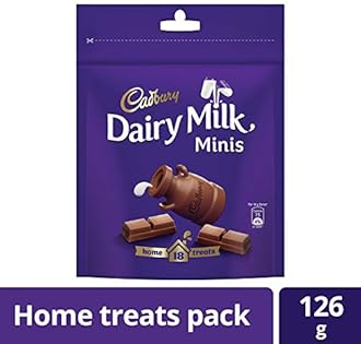 Cadbury Dairy Milk Chocolate Home Treats Pack, 126 Grams