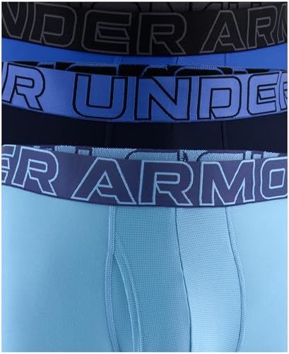 Image of Under Armour mens Multi-pack Performance Tech Boxerjock Brief, 6 inch Inseam, All-day Comfort & Soft