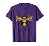 Autism Awareness Bee Kind Puzzle Pieces T Shirt