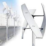 PixCy Generatore Eolico Ad ASSE Verticale Generatore Eolico Kit Completo 5kw/9kw Turbina Eolica Altro Generatore Eolico Energia Rinnovabile,per Terrazza Marine Camper Chalet Barca,9000W-24V