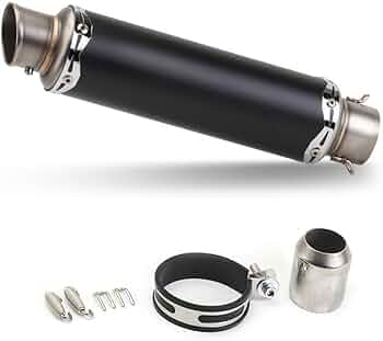 Amazon | Yowhyana バイクサイレンサー スリップオンマフラー