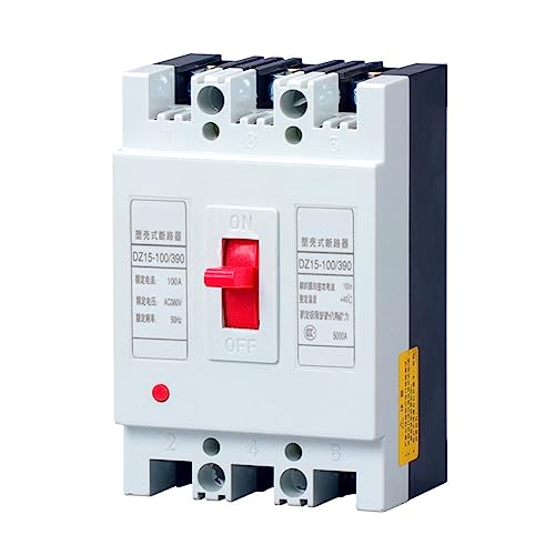 Interrupteur d'air triphasé DZ15 disjoncteur boîtier plastique 3P 63A - 2