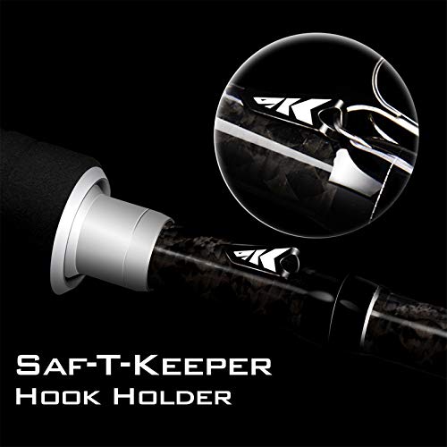 Image of KastKing Perigee II Fishing Rods - Fuji O-Ring Line Guides, 24 Ton Carbon Fiber Casting and Spinning Rods - Two Pieces,Twin-Tip Rods and One Piece Rods