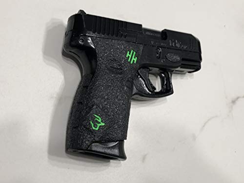 Handleitgrips Textured Rubber Gun Grip Tape Enhancement For Taurus G3C With Green Inserts #TOP7