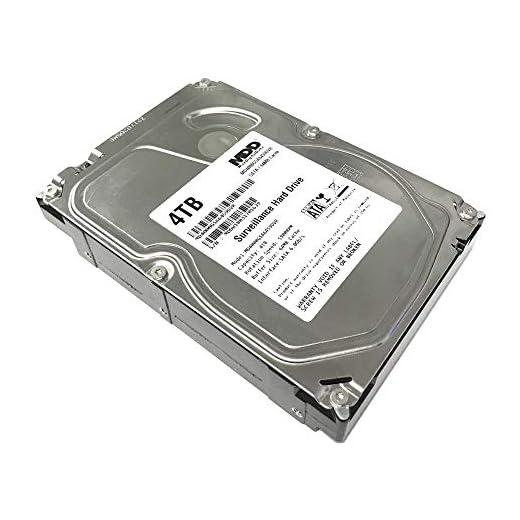 MaxDigitalData 4TB 64MB Cache 5900PM SATA 6Gbps 3.5inch Internal Surveillance Hard Drive (MD4000GSA6459DVR) (Renewed)