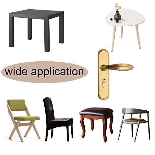 LZYMSZ 32 Pack Chair Leg Wood Floor Protectors,Silicone Floor Protector Table Feet Covers,Square Chair Leg Caps with Felt Pads,Chair Feet Glides Furniture Carpet Saver(Square, 1-1/2 to 1-7/10) - Thumbnail 6
