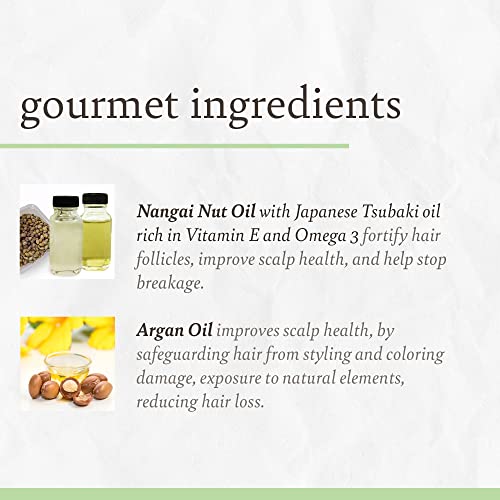 Camille Rose Nangai & Tsubaki Strength Restore Hair Oil, For Strengthening Repair And Reducing Breakage, 4 Fl Oz #TOP2